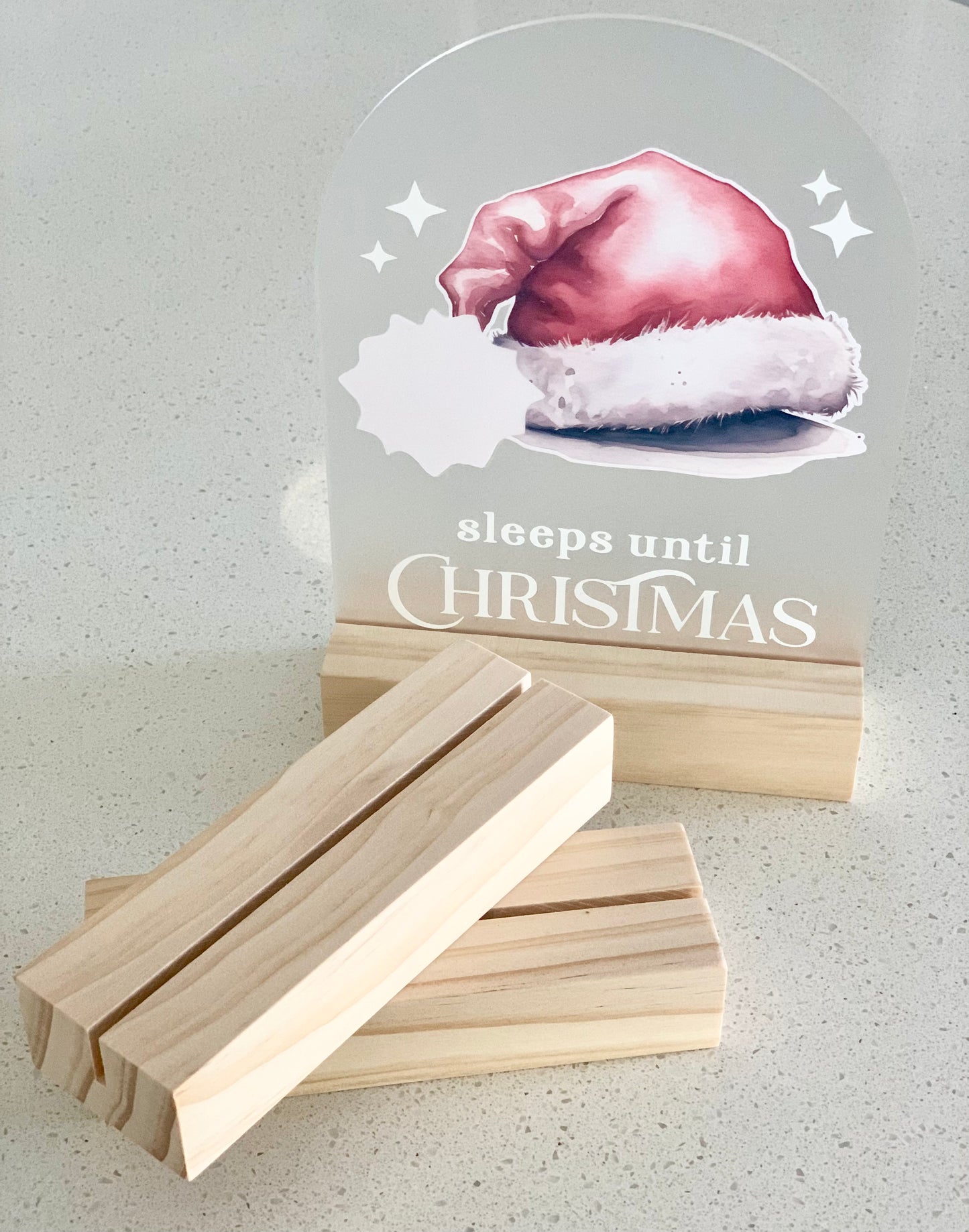 Timber Plaques Stand | Timber Base | Rectangle